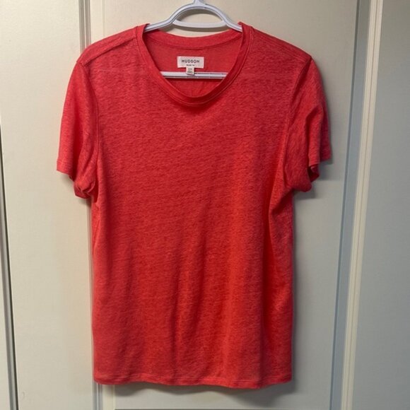 Hudson North 100% linen T-Shirt - Picture 1 of 7
